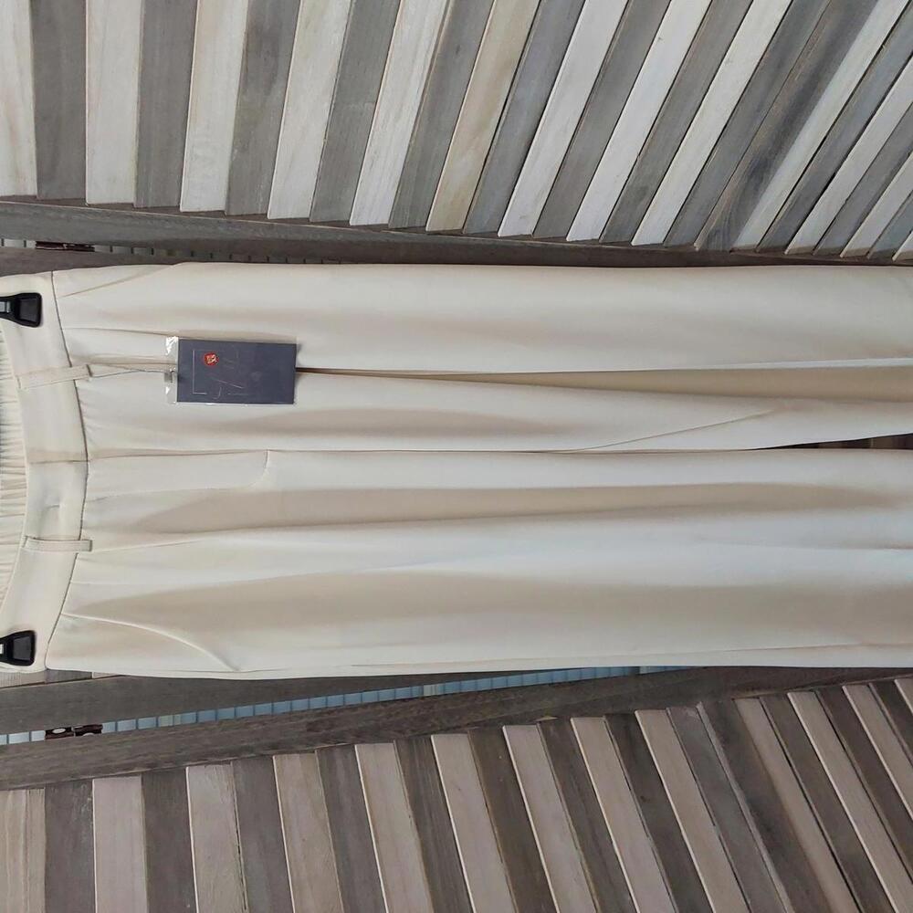 Women's Wide Leg Pants High Elastic Waisted Straight Suit Pants | FUNYYZO | XS